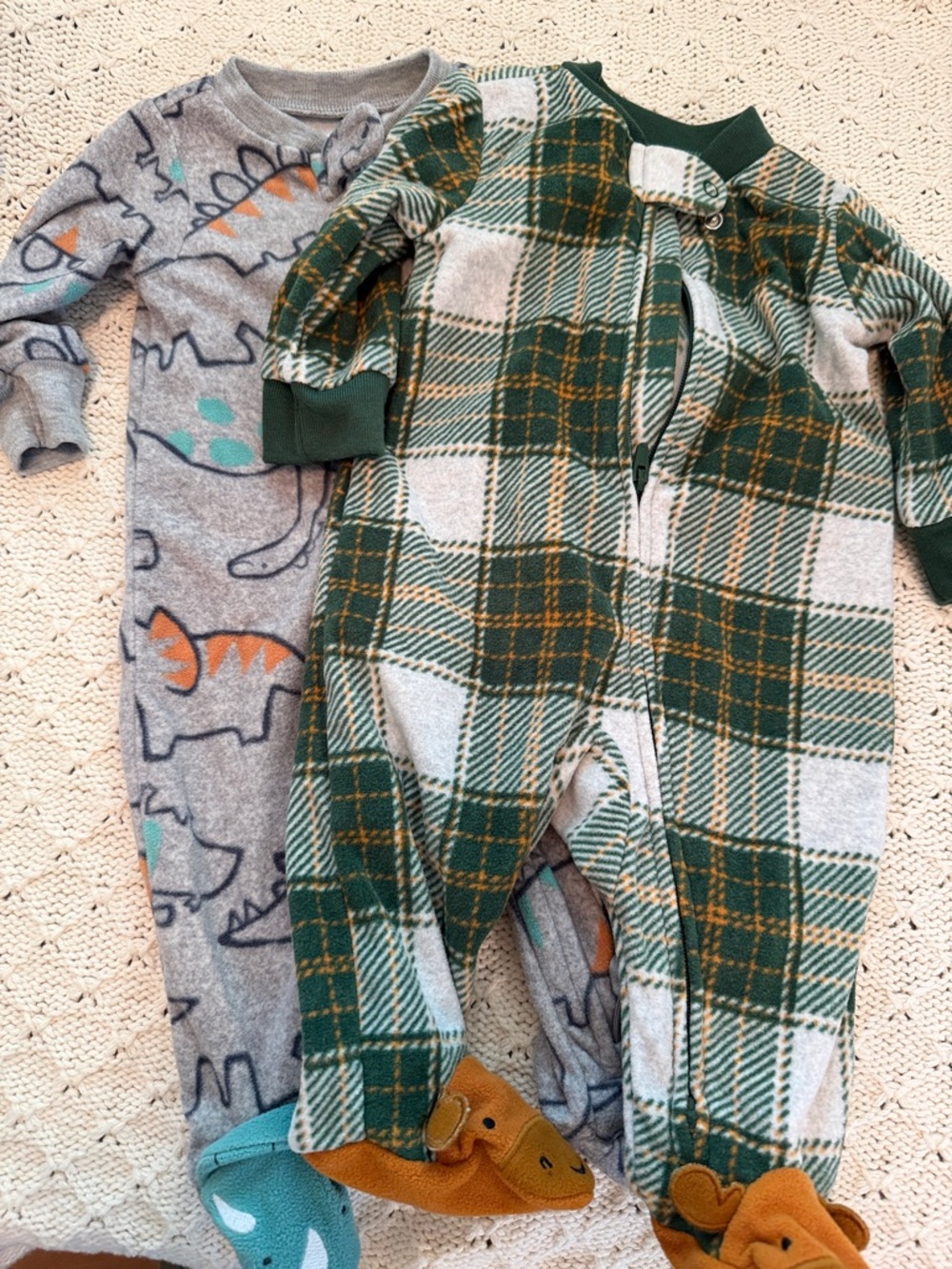 Carter's Fleece Footed One-Piece Bundle